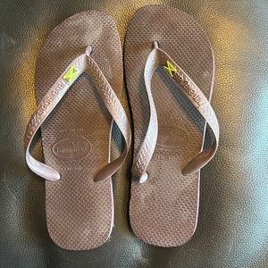 Havaianas purple flip flops size 41-42 (9)